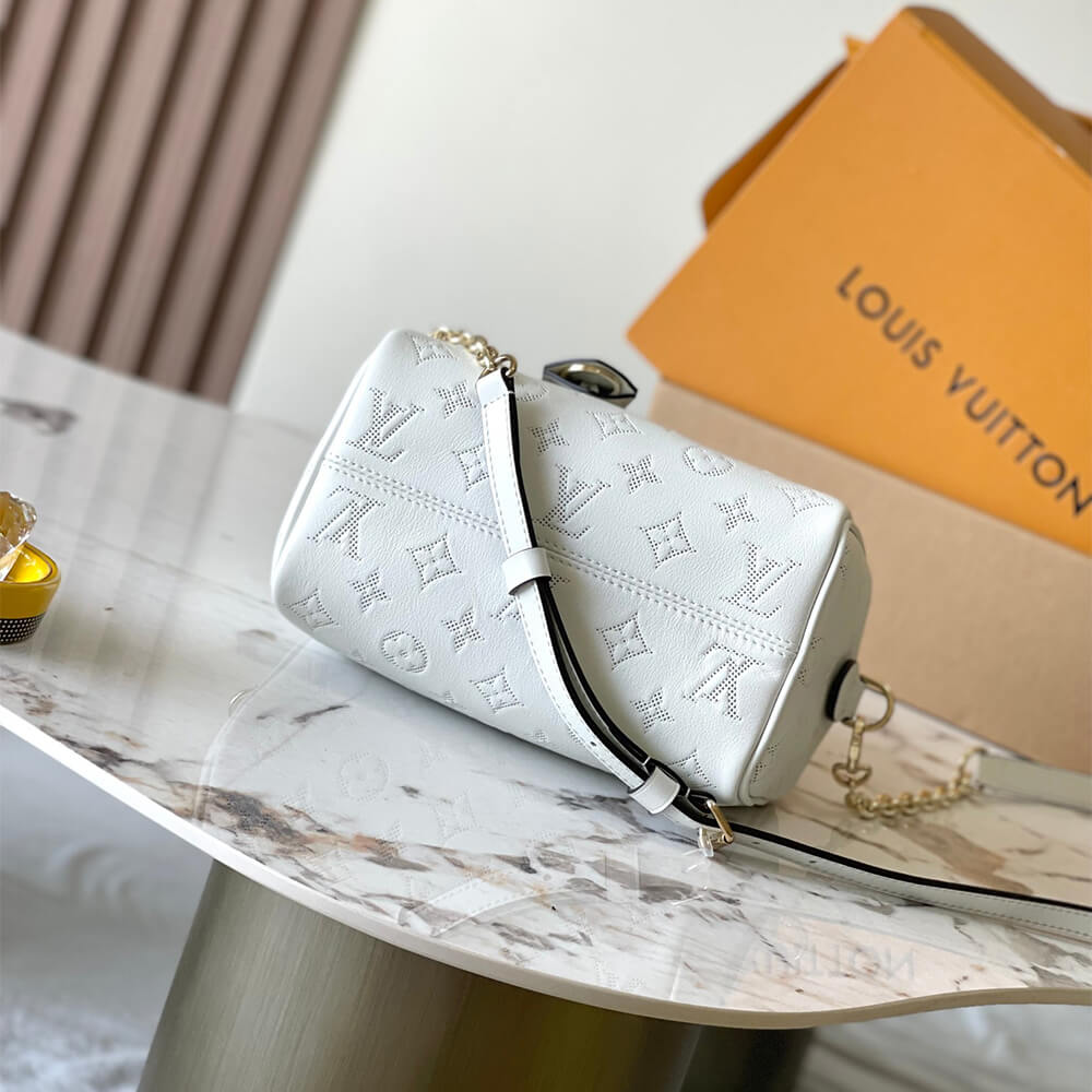 White Blanc LV Speedy Bandouliere 20 (Best
grade) - Image 5