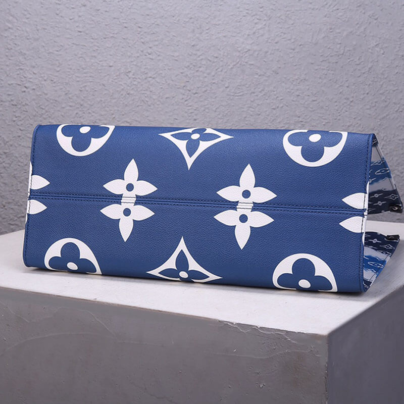 Blue LV Escale OnTheGo GM Tote Bag - Image 5