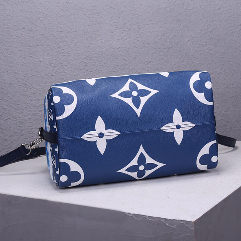 Blue LV Escale Speedy Bandouliere 30 - Image 5