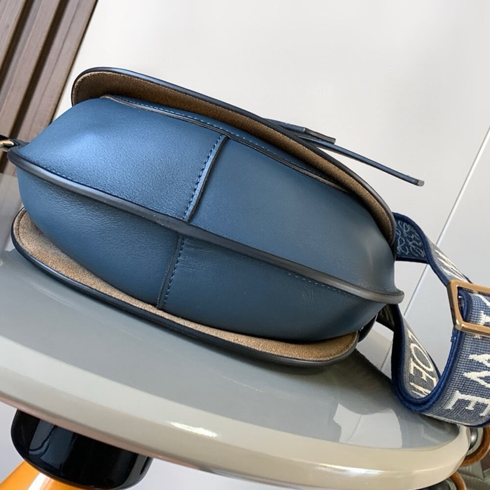 Loewe Small Gate bag in soft calfskin and jacquard - Image 5