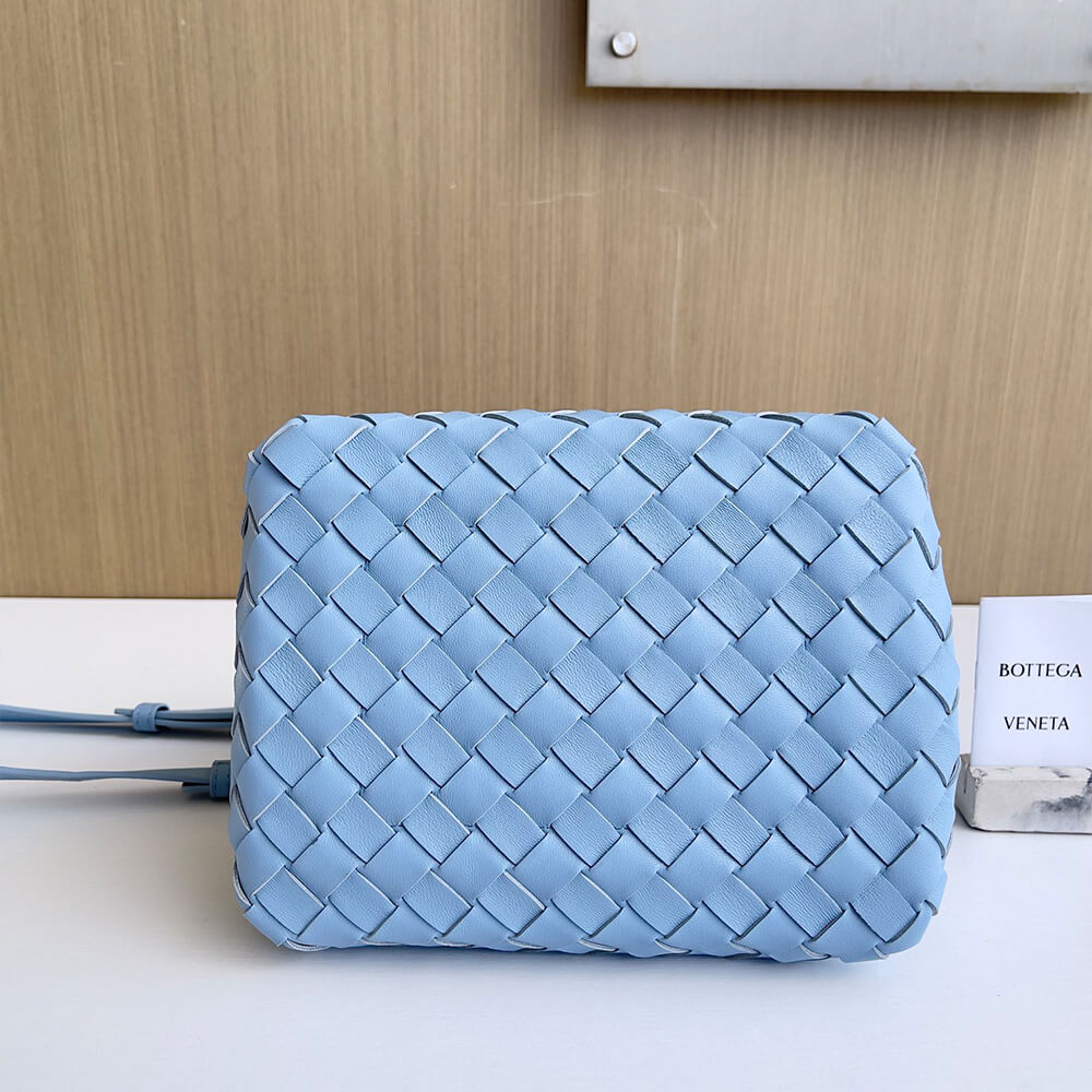 Blue Bottega Veneta Small Parachute - Image 5