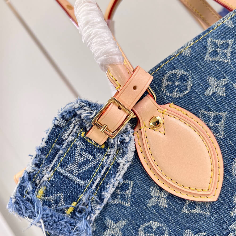 Denim Blue LV OnTheGo MM - Image 6