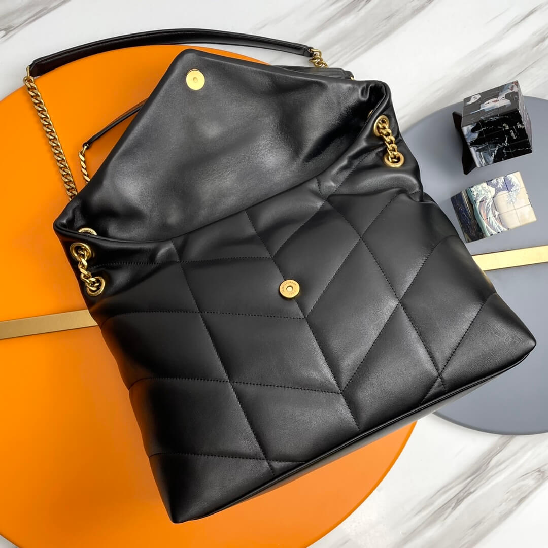 Black YSL PUFFER MEDIUM in Nappa leather - Image 6