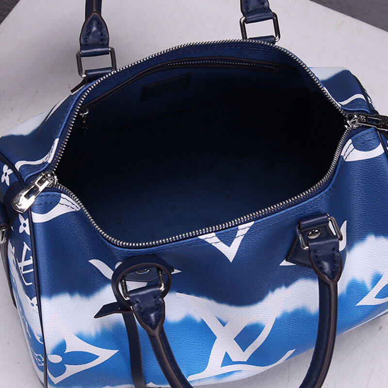 Blue LV Escale Speedy Bandouliere 30 - Image 6