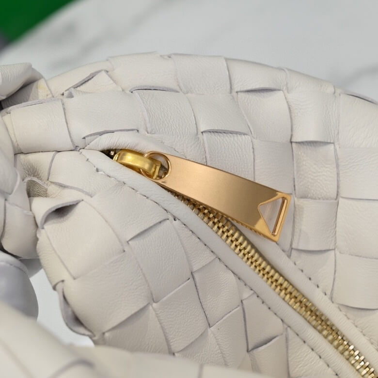 White Bottega Veneta Mini Jodie - Image 6