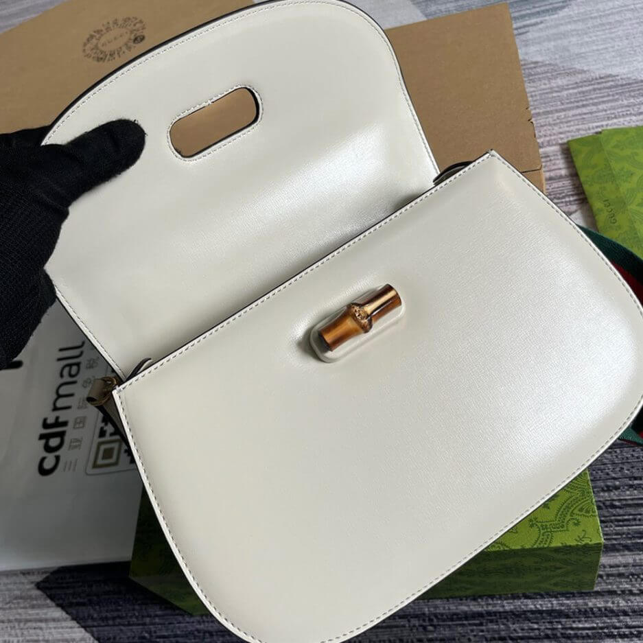 GUCCI BAMBOO 1947 MEDIUM TOP HANDLE BAG - Image 7