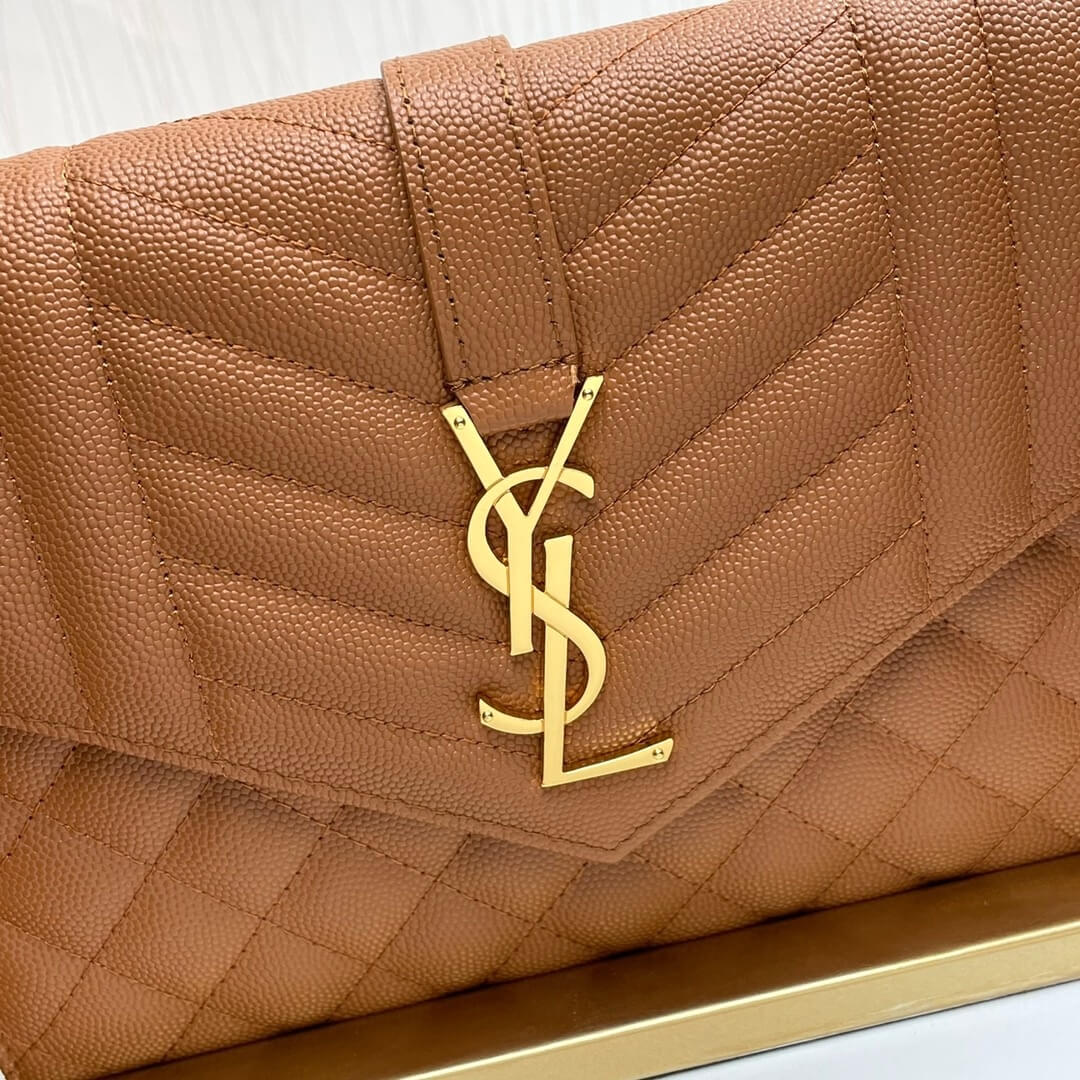 YSL CASSANDRE matelasse leather flap clutch - Image 7