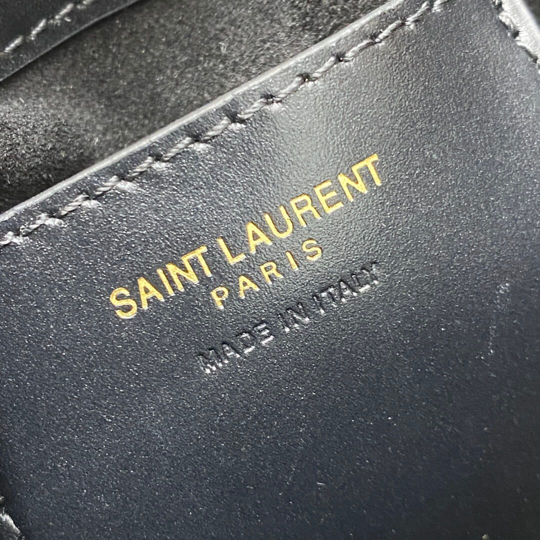 YSL Le 5 A 7 mini vertical bag in shiny leather - Image 7