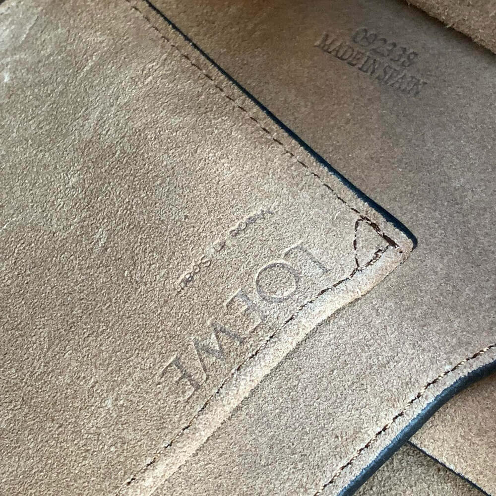 Loewe Small Gate bag in soft calfskin and jacquard - Image 7