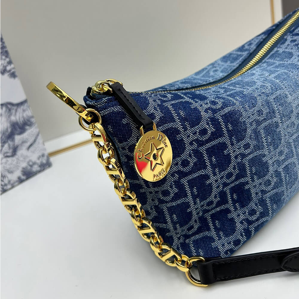 Dior Diorstar Hobo Bag with Chain - Image 7