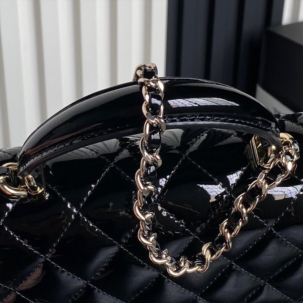CHANEL Mini Classic Handbag With Top Handle - Image 7