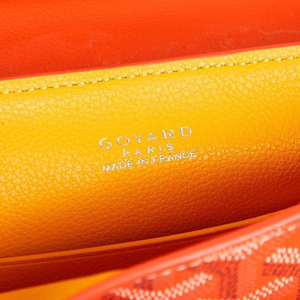 Orange Goyard Saigon Souple Mini Bag - Image 7