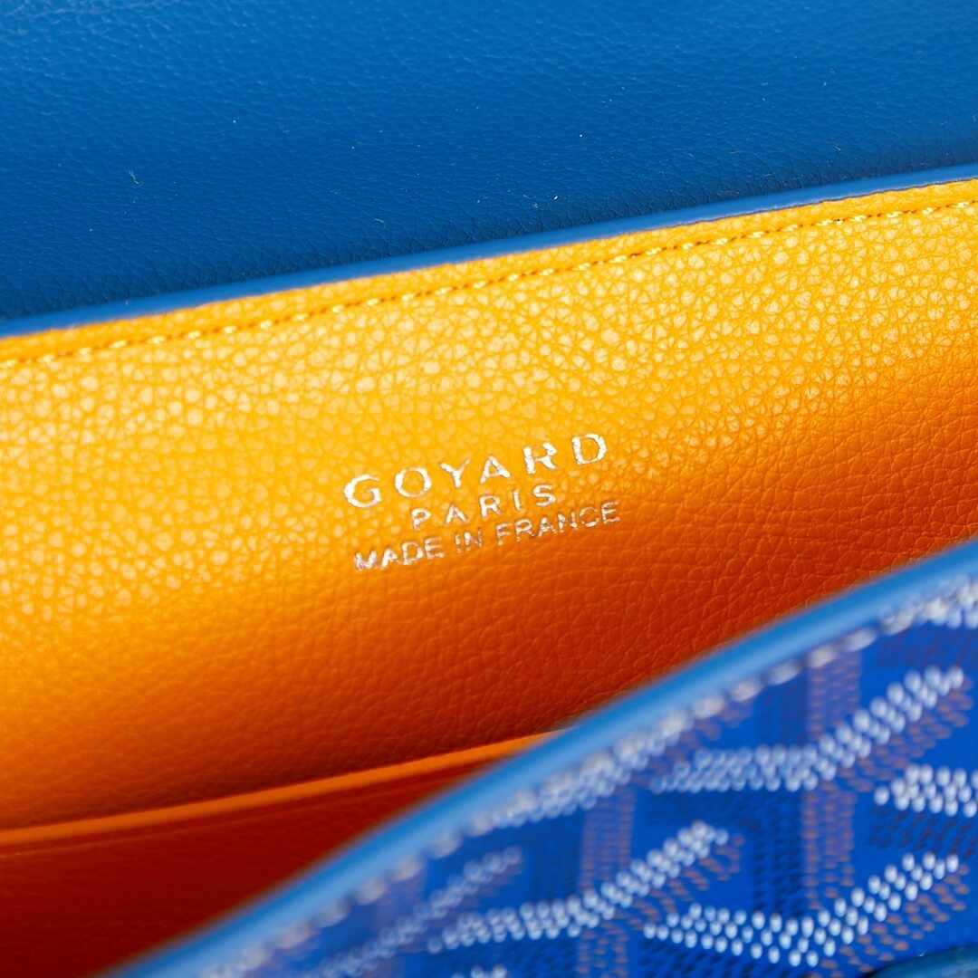 Sky Blue Goyard Saigon Souple Mini Bag - Image 7