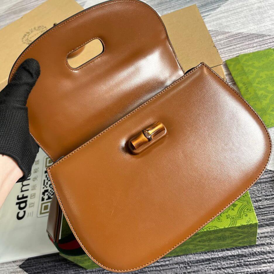GUCCI BAMBOO 1947 MEDIUM TOP HANDLE BAG - Image 7