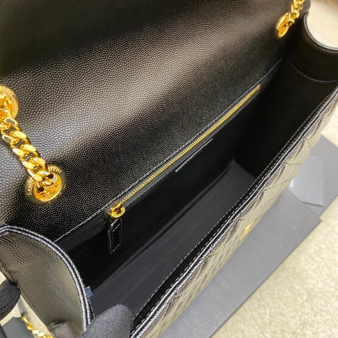 Black YSL Large Envelope Bag - Image 8