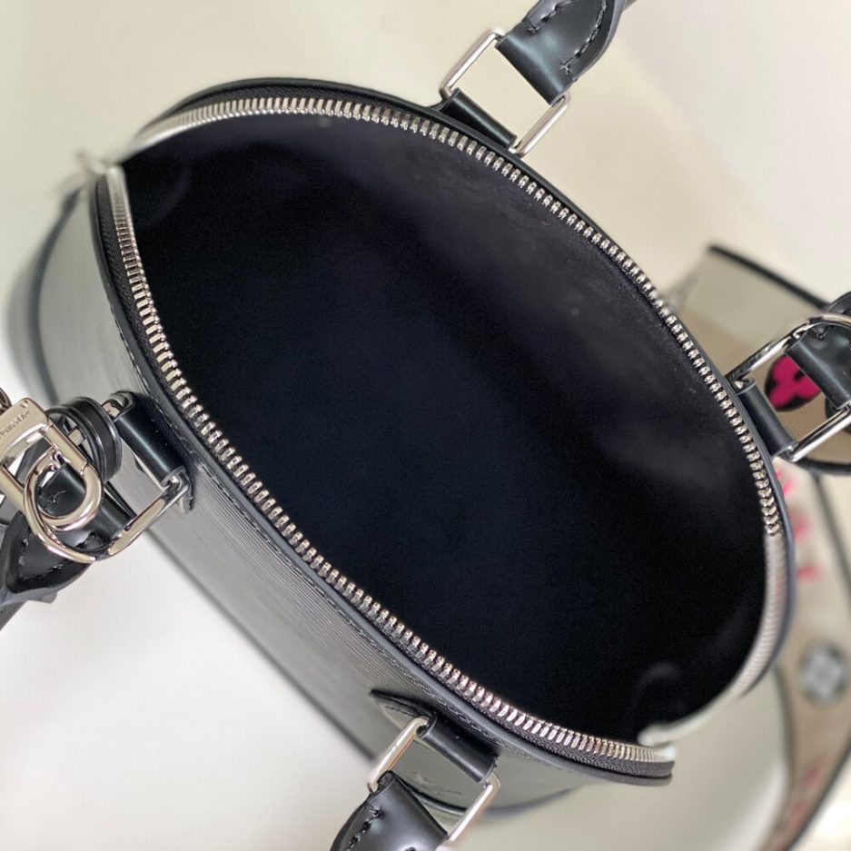 Black LV Alma BB Bag - Image 8