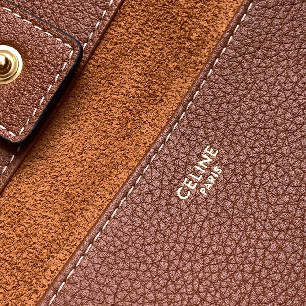 CELINE CABAS ANA?S Medium bag in grained calfskin - Image 8