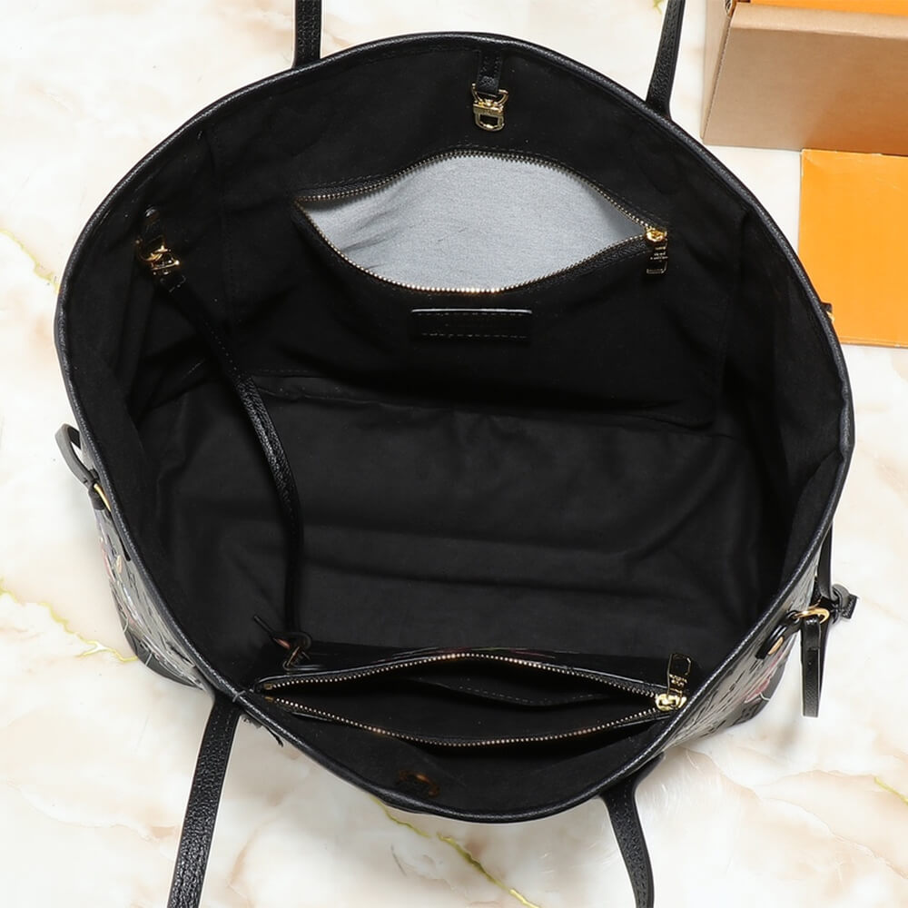 Black LV x TM Neverfull MM - Image 8