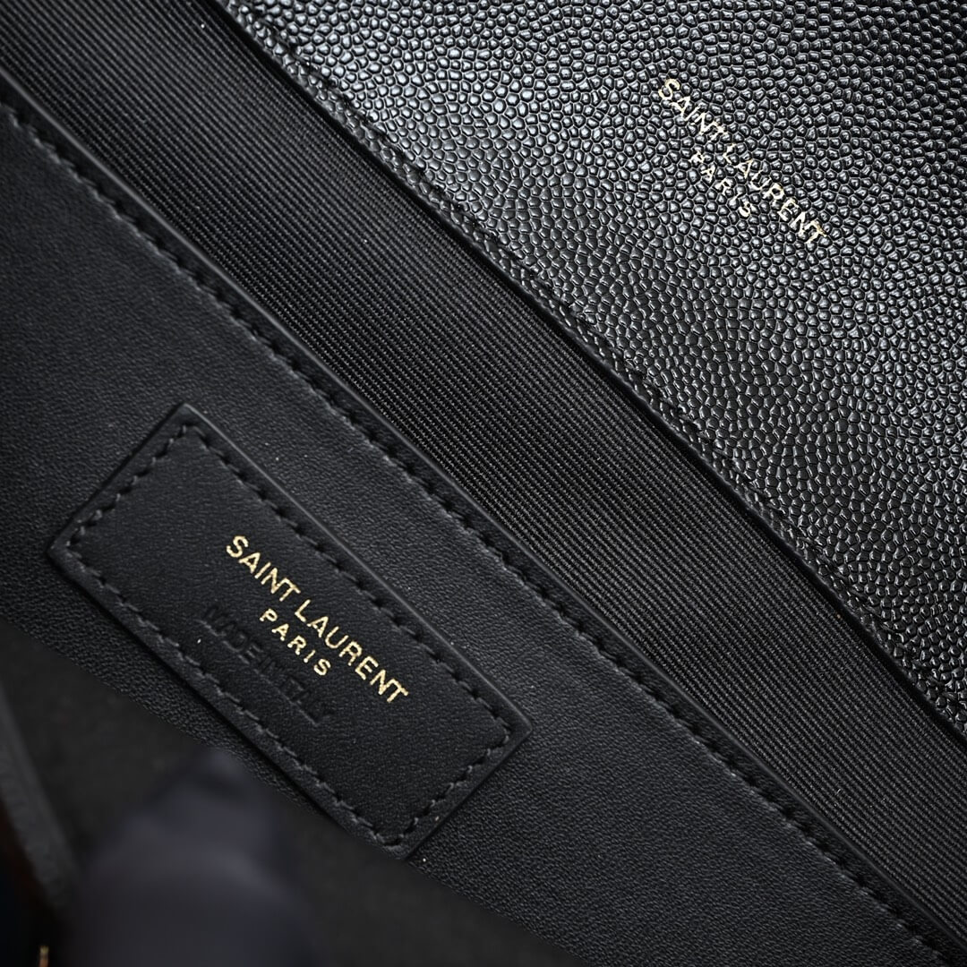 YSL ENVELOPE MEDIUM IN QUILTED GRAIN DE POUDRE EMBOSSED LEATHER - Image 8