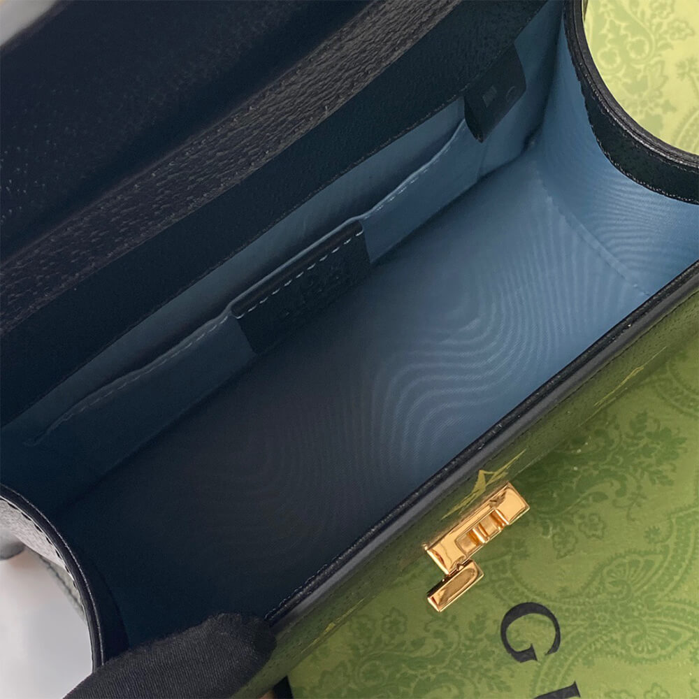 GG Sylvie Bee Star mini leather bag - Image 8