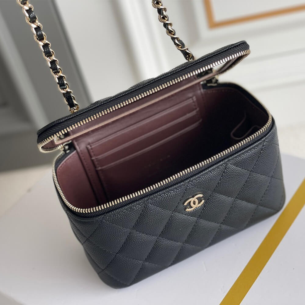 Chanel long box cosmetic bag - Image 8
