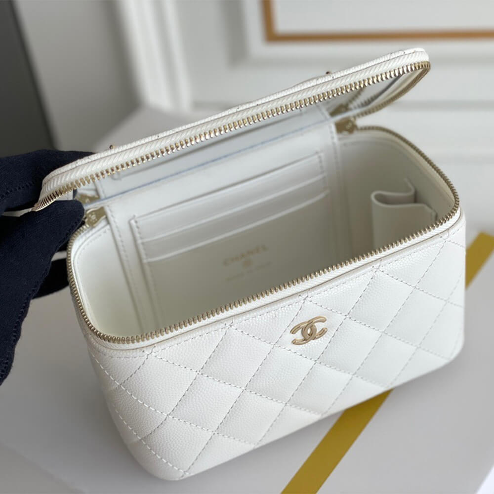Chanel long box cosmetic bag - Image 8