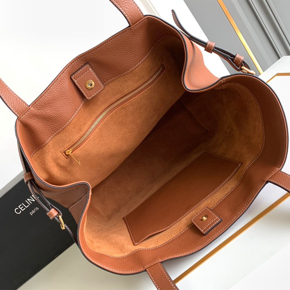 CELINE CABAS ANA?S Medium bag in grained calfskin - Image 9