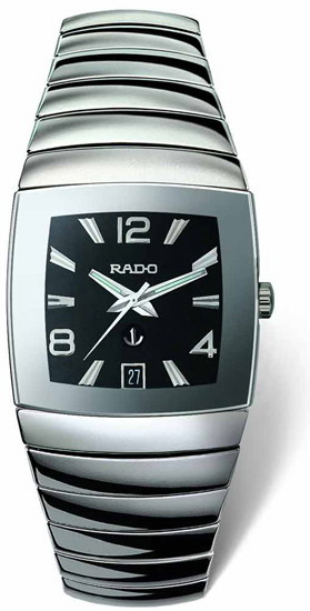 Rado Sintra Series Platinum-tone Ceramic Automatic Mens Watch R13598152 in Black Rado Sintra Series Platinum-tone Ceramic Automatic Mens Watch R13598152 in Black