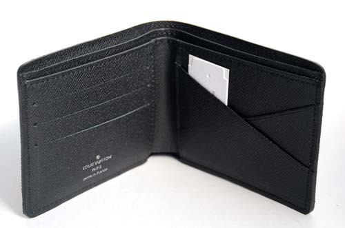 Louis Vuitton Damier Canvas Multiple Wallet N60895 Black Louis Vuitton Damier Canvas Multiple Wallet N60895 Black