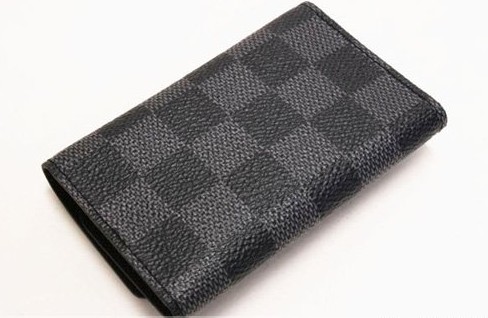 Louis Vuitton Damier Graphite 6 keys holder Wallet N62662 Louis Vuitton Damier Graphite 6 keys holder Wallet N62662