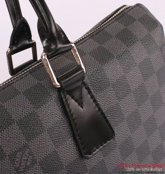 Louis Vuitton Damier Graphite Canvas Porte-Documents Jour N48224 Louis Vuitton Damier Graphite Canvas Porte-Documents Jour N48224