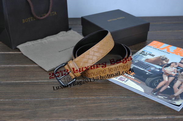 Bottega Veneta Intrecciato Nappa Belt 274484 Camel Bottega Veneta Intrecciato Nappa Belt 274484 Camel