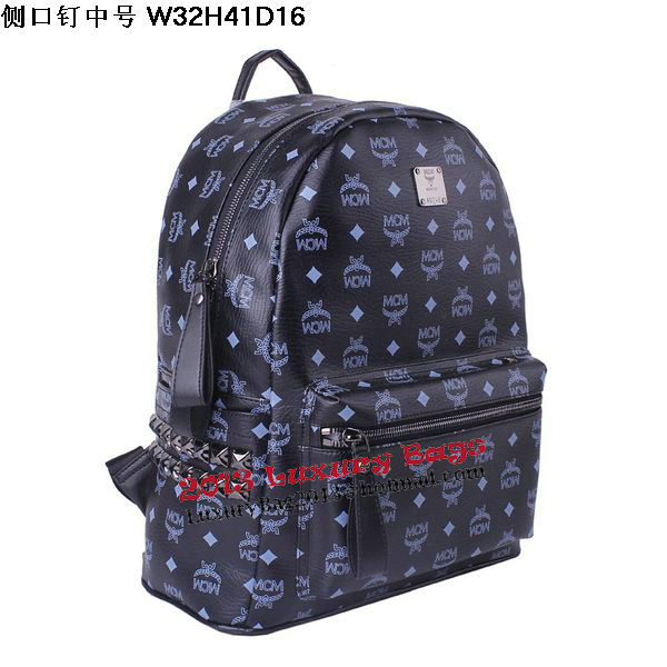 MCM Medium Stark Backpack MC2446 Black MCM Medium Stark Backpack MC2446 Black