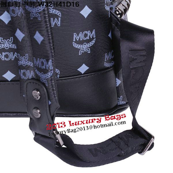 MCM Medium Stark Backpack MC2446 Black MCM Medium Stark Backpack MC2446 Black