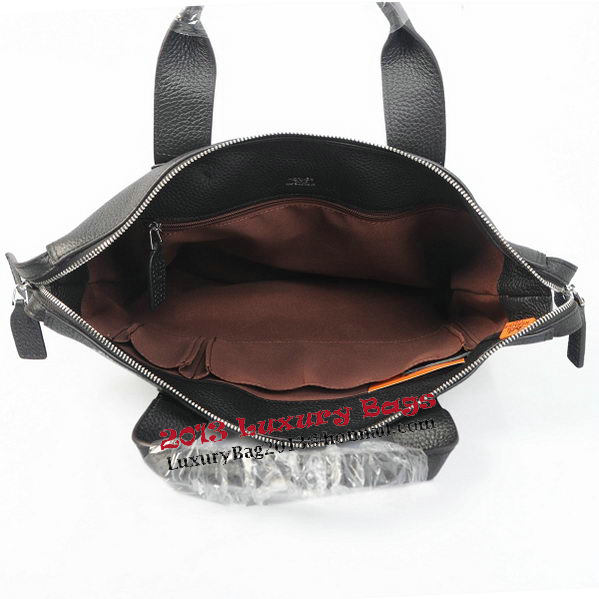 Hermes Briefcase Original Grainy Leather H8813 Black Hermes Briefcase Original Grainy Leather H8813 Black