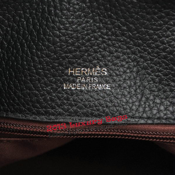 Hermes Briefcase Original Grainy Leather H8813 Black Hermes Briefcase Original Grainy Leather H8813 Black