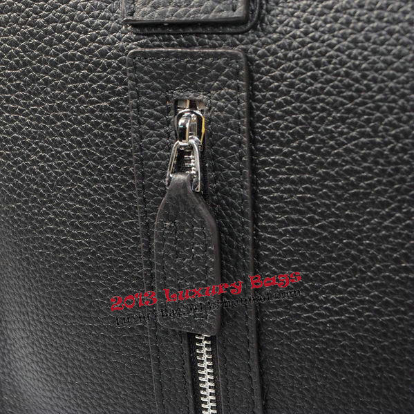 Hermes Briefcase Original Grainy Leather H8813 Black Hermes Briefcase Original Grainy Leather H8813 Black