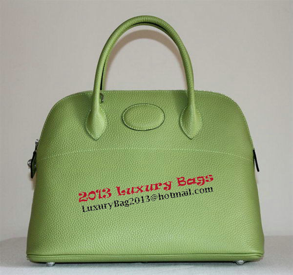 Hermes Bolide 37CM Calfskin Leather Tote Bags H509084 Green Hermes Bolide 37CM Calfskin Leather Tote Bags H509084 Green