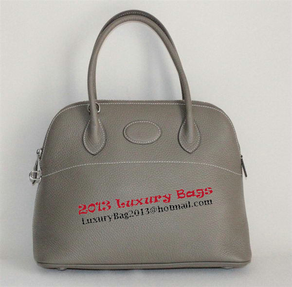 Hermes Bolide 37CM Calfskin Leather Tote Bags H509084 Grey Hermes Bolide 37CM Calfskin Leather Tote Bags H509084 Grey