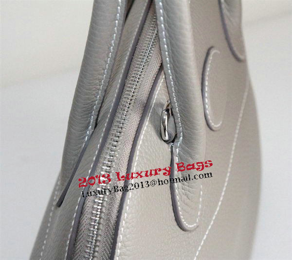 Hermes Bolide 37CM Calfskin Leather Tote Bags H509084 Grey Hermes Bolide 37CM Calfskin Leather Tote Bags H509084 Grey
