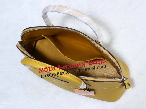 Hermes Bolide 31CM Calfskin Leather Tote Bags H509083 Yellow Hermes Bolide 31CM Calfskin Leather Tote Bags H509083 Yellow