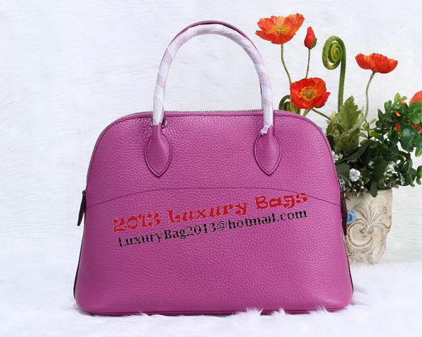 Hermes Bolide 31CM Calfskin Leather Tote Bag H509083 Lavender Hermes Bolide 31CM Calfskin Leather Tote Bag H509083 Lavender