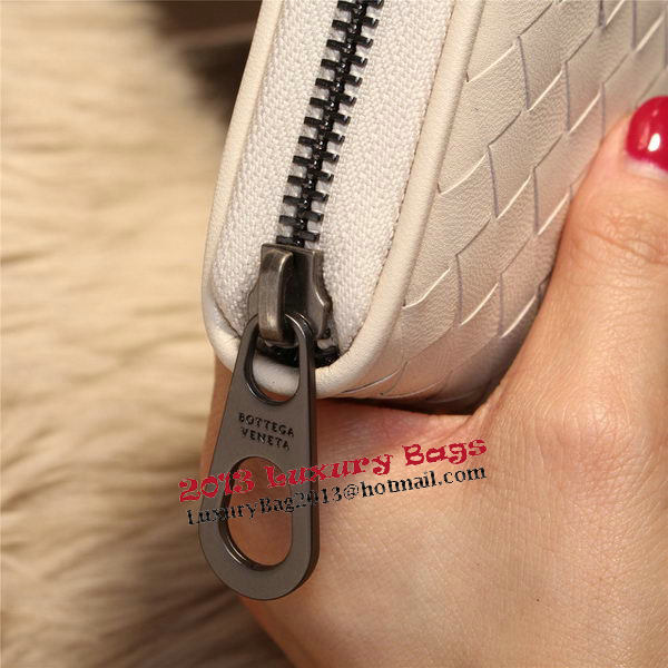 Bottega Veneta Intrecciato Nappa Zip Around Wallets 114073 OffWhite Bottega Veneta Intrecciato Nappa Zip Around Wallets 114073 OffWhite