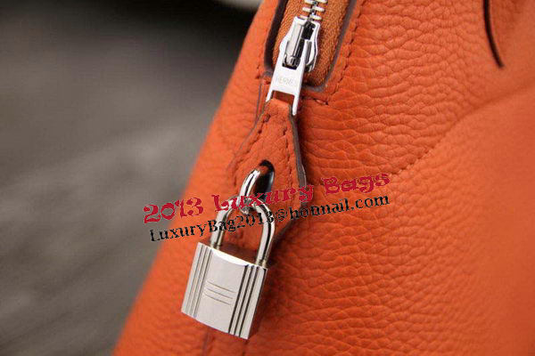 Hermes Bolide 31CM Original Leather Tote Bag Orange Hermes Bolide 31CM Original Leather Tote Bag Orange