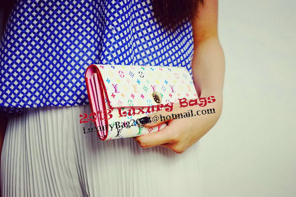 Louis Vuitton M60734 Monogram Multicolore Sarah Wallet Louis Vuitton M60734 Monogram Multicolore Sarah Wallet