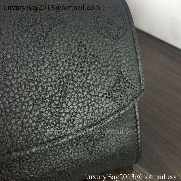 Louis Vuitton Mahina Leather IRIS Wallet M60144 Black Louis Vuitton Mahina Leather IRIS Wallet M60144 Black