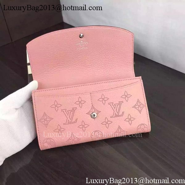 Louis Vuitton Mahina Leather IRIS Wallet M60144 Pink Louis Vuitton Mahina Leather IRIS Wallet M60144 Pink