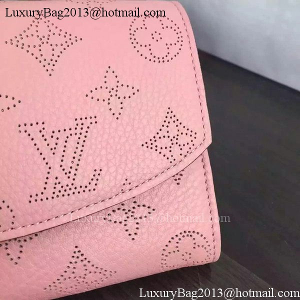 Louis Vuitton Mahina Leather IRIS Wallet M60144 Pink Louis Vuitton Mahina Leather IRIS Wallet M60144 Pink