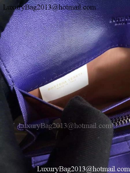 Bottega Veneta Intrecciato Nappa Tri-Flod Wallet BV1505071 Violet Bottega Veneta Intrecciato Nappa Tri-Flod Wallet BV1505071 Violet
