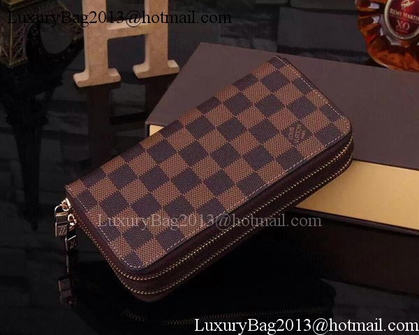Louis Vuitton Damier Ebene Canvas Zippy Insolite Wallets N61723 Louis Vuitton Damier Ebene Canvas Zippy Insolite Wallets N61723